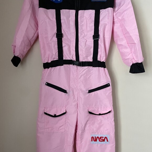 Pink NASA Astronaut Jumpsuit Costume - Picture 5 of 13
